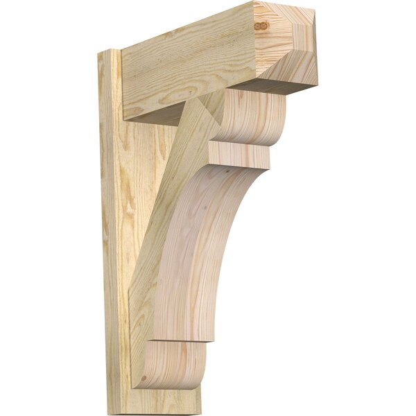 Ekena Millwork Olympic Rough Sawn Craftsman Outlooker, Douglas Fir, 8"W x 22"D x 30"H OUT08X22X30OLY04RDF - main